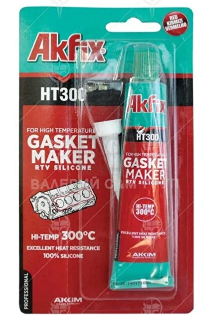 Ht 300 Yüksek Isıya Dayanıklı Silikon Kırmızı 300°C 50 ml 1 Akfix Ht 300 Yüksek Isıya Dayanıklı Silikon Kırmızı 300°C 50 ml