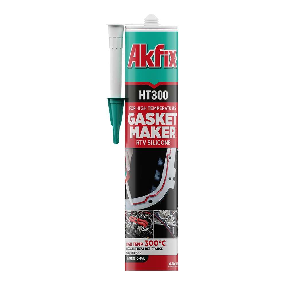 Akfix Ht300 Yüksek Isı Silikon 300 °C Dayanıklı 360 gr Tekli